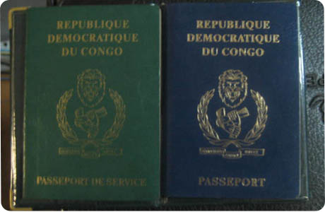Ancien passeport Congolais