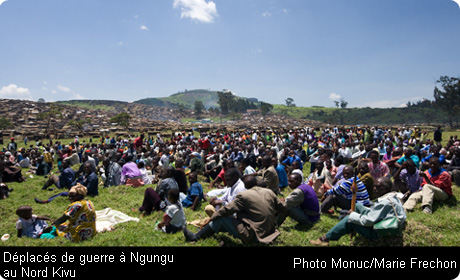 Déplacés de guerre à Ngungu/Nord Kivu