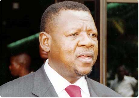 Lambert Mende Omalanga, ministre de Communication et des médias, et porte-parole du gouvernement