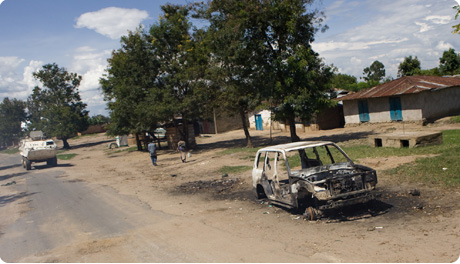 Kiwanja déserté par la population en janvier 2009