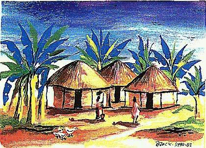 Peinture de Daniel Kambere Tsongo