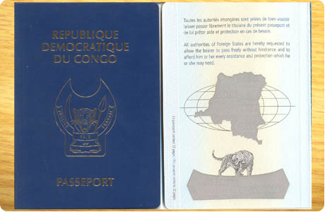 Nouveau passeport Congolais