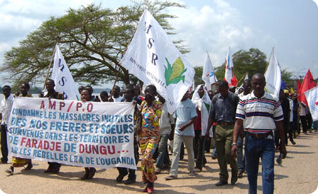 Marche des Boyomais contre la LRA