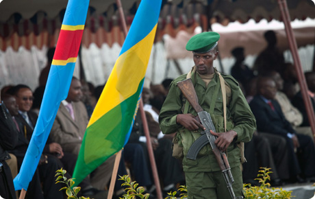 Cérémonie de clôture opérations conjointes Rwanda - RDC