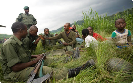 Moment de détente des FARDC au Nord-Kivu
