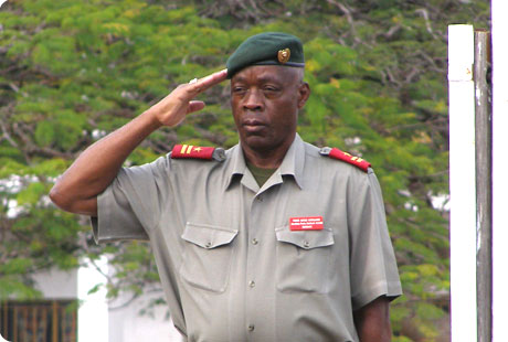 Feu Budja Mabe Nkumu Embanze, commandant de Kamina-base