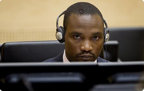 Germain Katanga, leader du FRPI, à la CPI