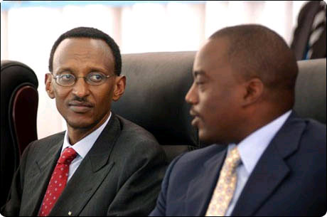 Paul Kagame et Joseph Kabila