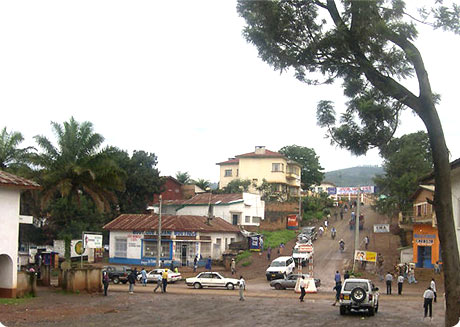 Une vue de la ville de Bukavu