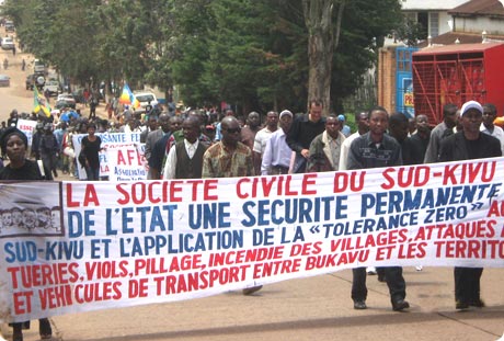 Marche pacifique à Bukavu (Archives)