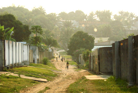 Une vue du quartier maman Yemo dans la commune de Ngaliema
