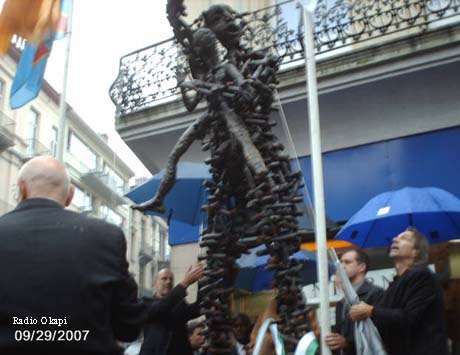 Sculpture de Freddy Tshimba
