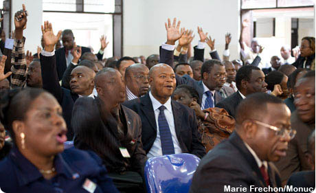 Adoption de l'acte d'engagement pour la paix des Kivu