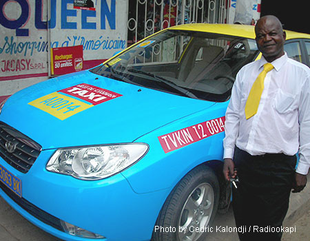 Nouveau taxi pour la ville de Kinshasa