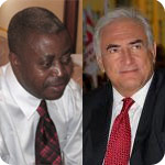 Adolphe Muzito et Dominique Strauss Kahn